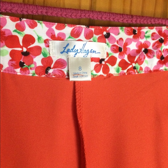 Lady Hagen Orange Sport Skirt/Skort - Picture 8 of 8